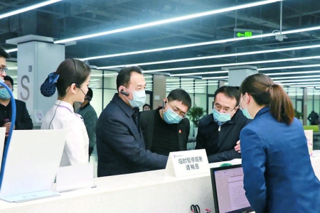 盐湖区营商环境接受督查组检查指导