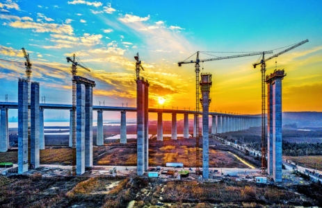 运三高速公路三门峡公铁黄河大桥连接线工程有序推进
