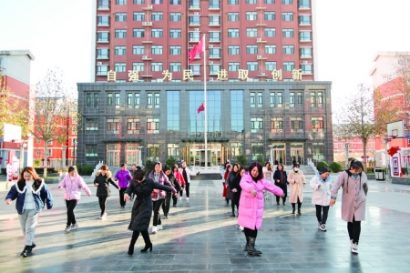 河津地质灾害避让搬迁村南桑峪幸福小区环境更加优美
